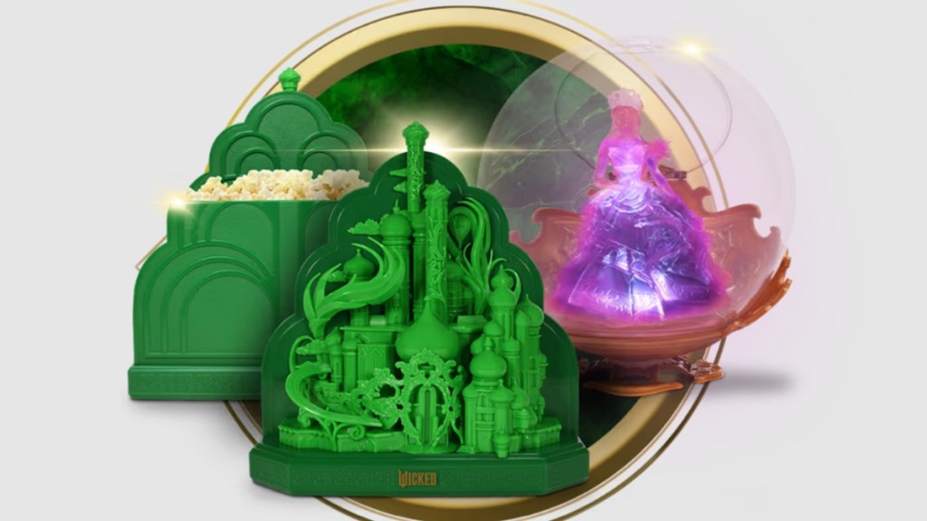 Wicked for Good Popcorn Bucket Regal AMC Cinemark Marcus Alamo Drafthouse Collectibles Tin Container