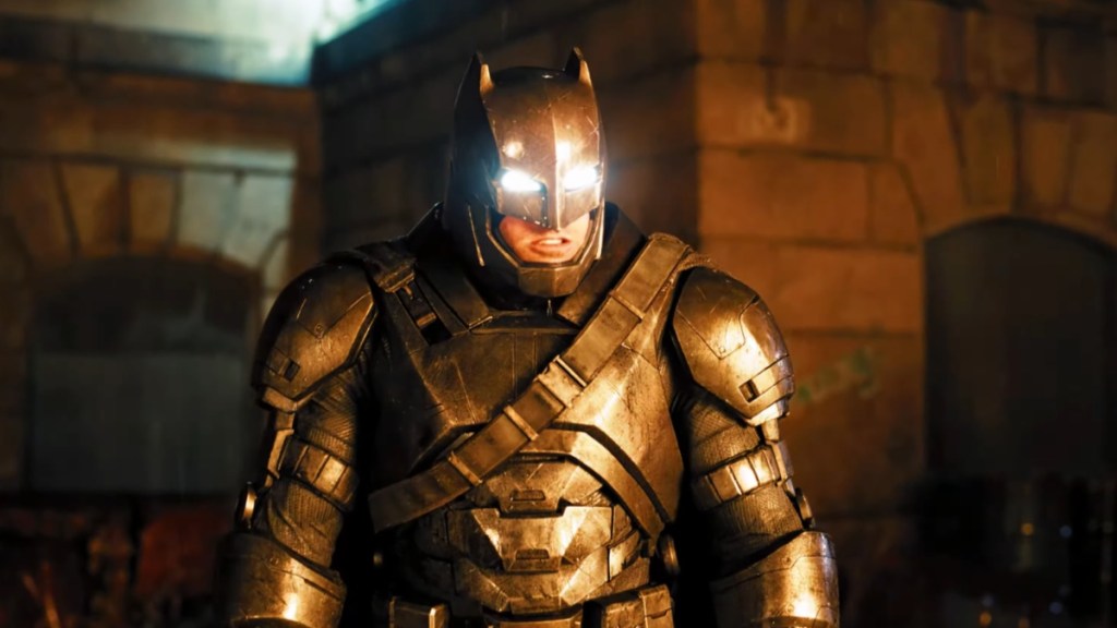 Ben Affleck batman v superman mech suit zack snyder