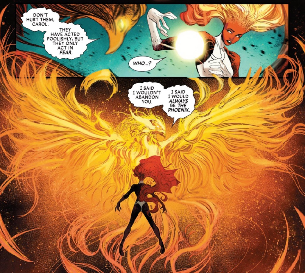 Jean Grey becomes the Phoenix in X-Men Age of Revelation Binary #2