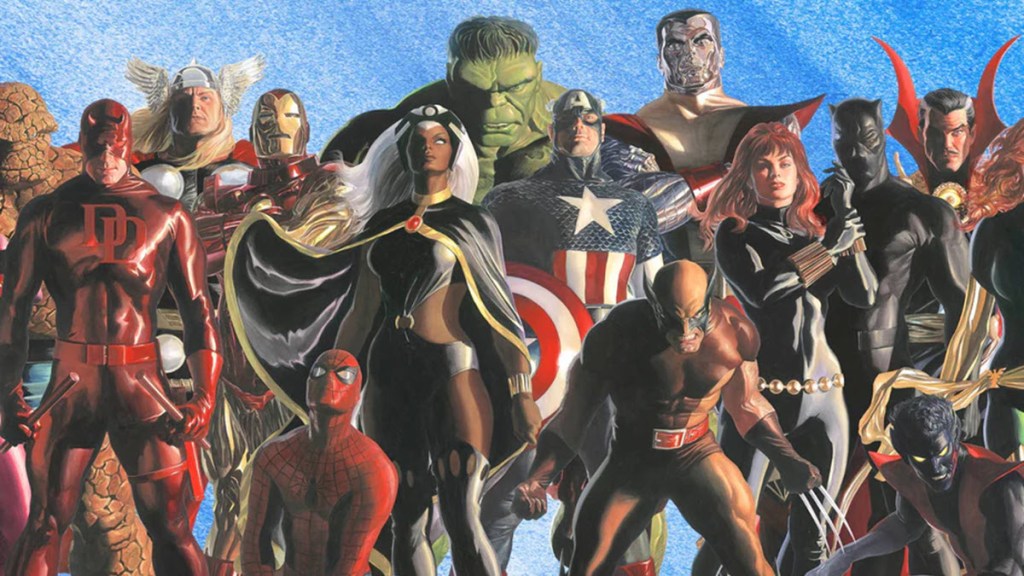 Marvel Comics heroes by Alex Ross