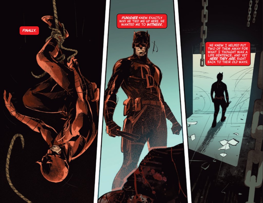 Matt Murdock escapes in Daredevil Punisher The Devils Trigger #1