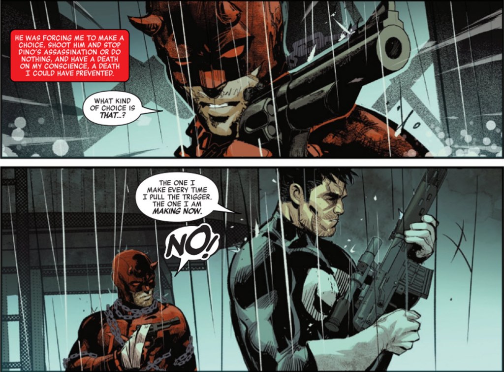 Punisher and Daredevil and a sadistic choice in The Devils Trigger #1