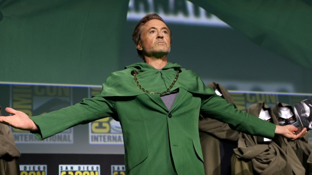 Robert Downey Jr. Celebrates an Iron Man & Doctor Doom Christmas