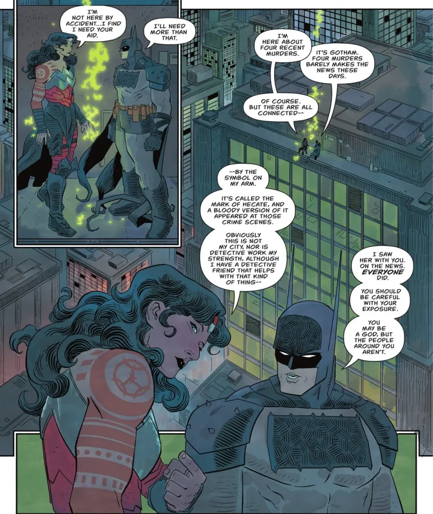 Diana meets Batman in Absolute Wonder Woman #15