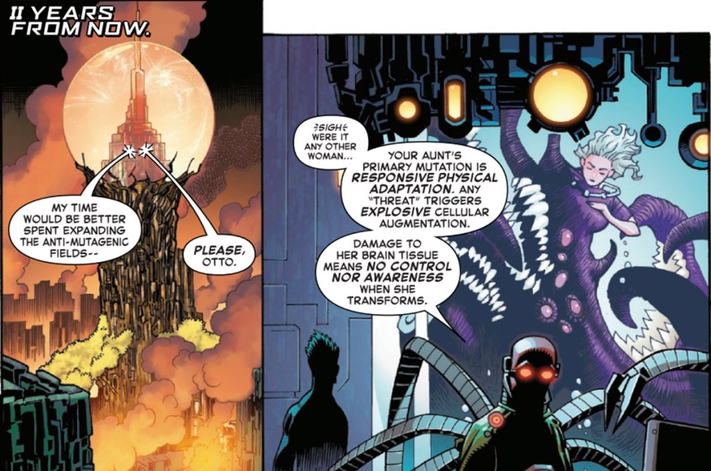 Doctor Octopus and Peter Parker in Radioactive Spider-Man #3