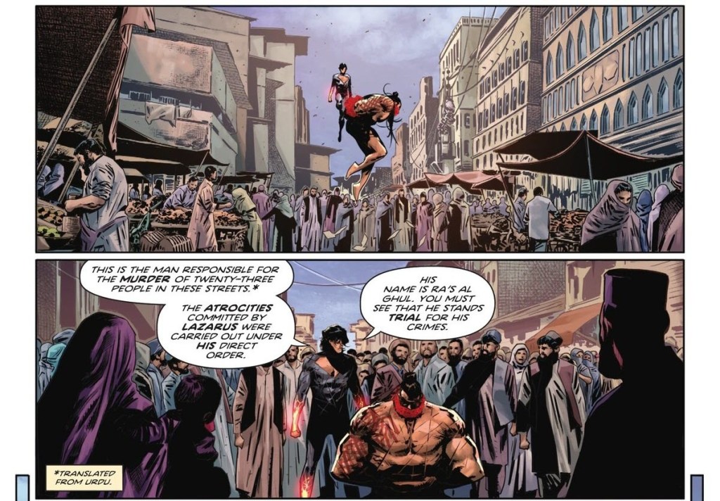 Kal-El Arrests Ra's Al Ghul in Absolute Superman #14