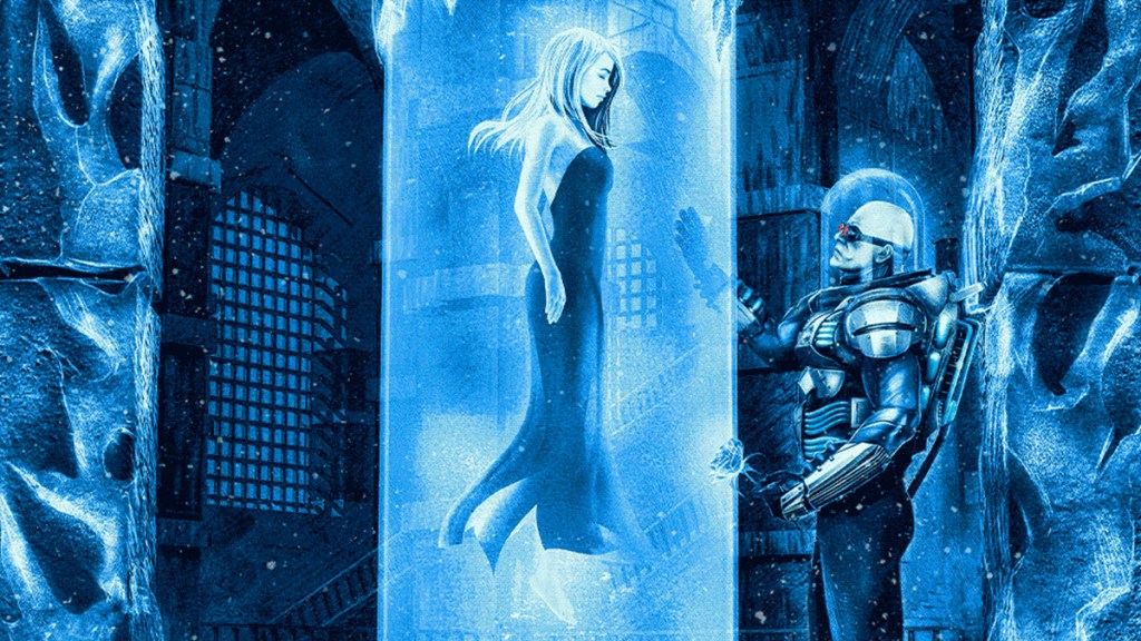 Mr. Freeze Heart of Ice Glow in the Dark Art Print by Chris Skinner for Sideshow Collectibles