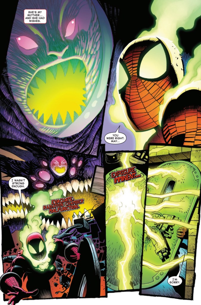 Peter Parker kills Aunt May in Radioactive Spider-Man #3