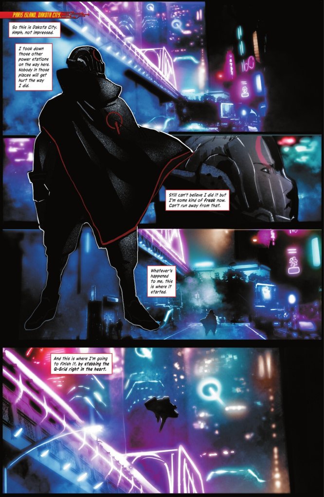 Shutdown in Batman Static Beyond #2