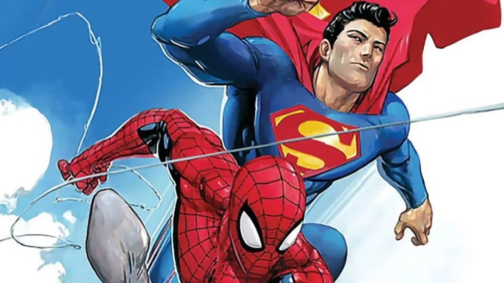 Superman Spider-Man #1 Clayton Crain cover