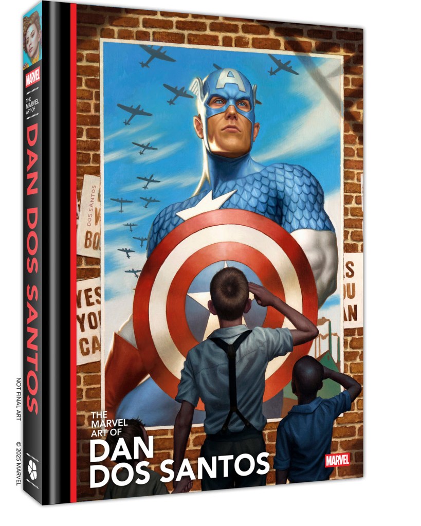 The Marvel Art of Dan dos Santos cover 3D mock copy