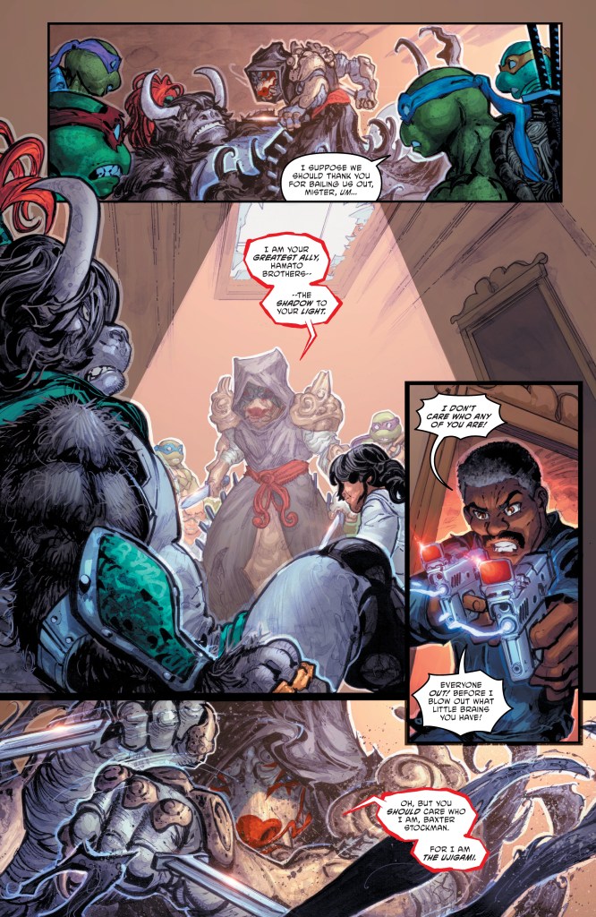 The Ujigami revealed in Teenage Mutant Ninja Turtles #13