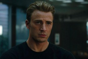 Chris Evans stands as Steve Rogers in Avengers: Endgame.