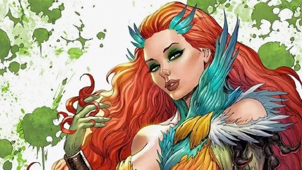 Absolute Batman #17 cover by Tyler Kirkham with Poison Ivy cropped