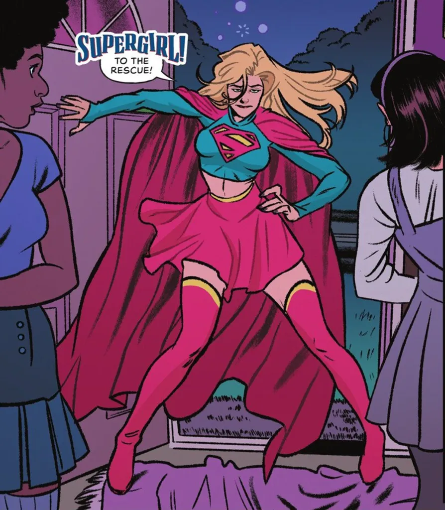 Drunk Kara Zor-El in Supergirl #9