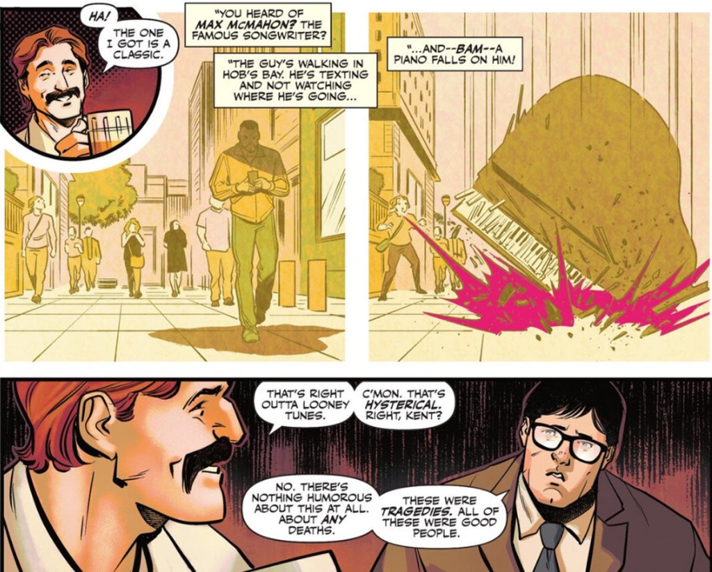 Funny Not Funny Deaths in Superman Unlimited #9