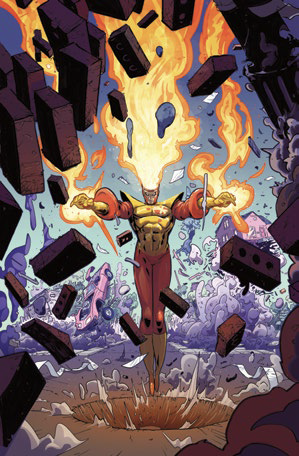 Fury of Firestorm #1 cover by Riley Rossmo