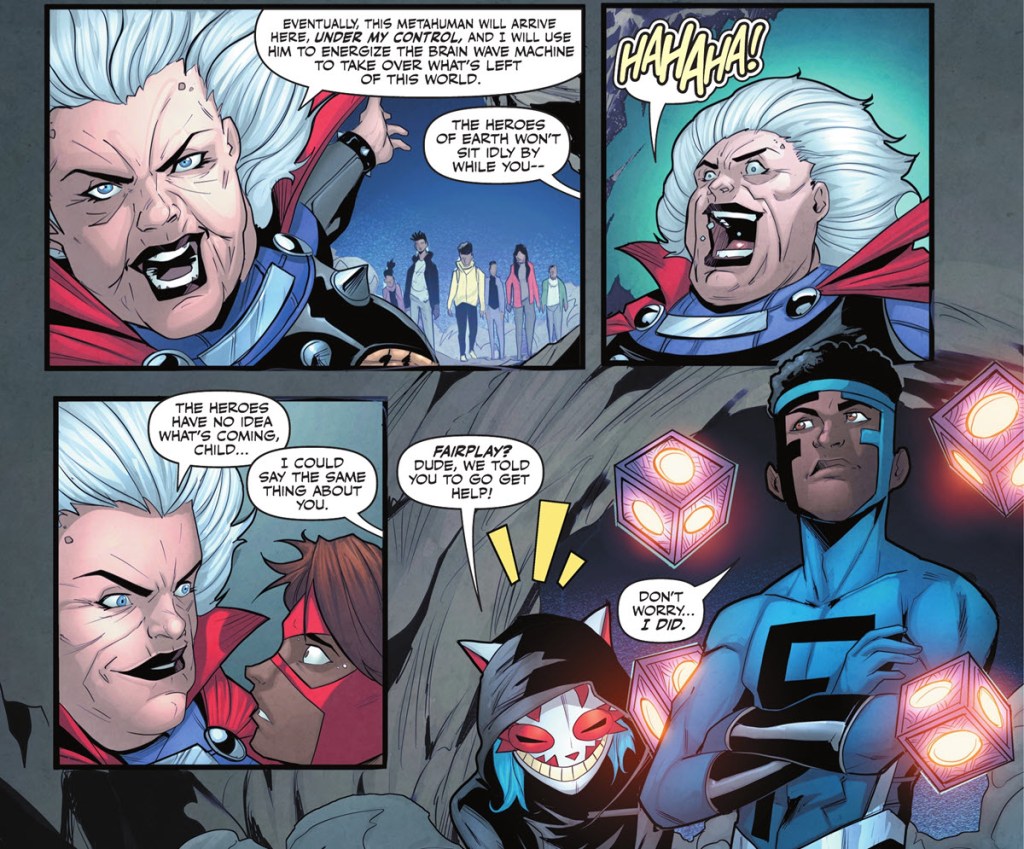 Granny Goodness and Fairplay in DC KO The Kids Are All Fight Special #1
