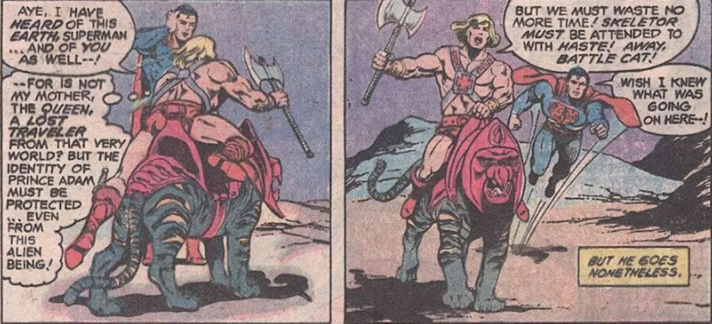 He-Man and Superman team-up in DC Comics Presents #47