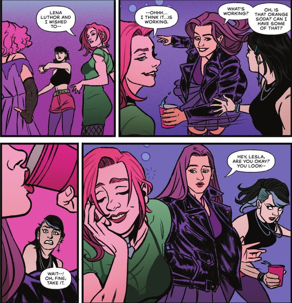 Kara Zor-El gets drunk in Supergirl #9