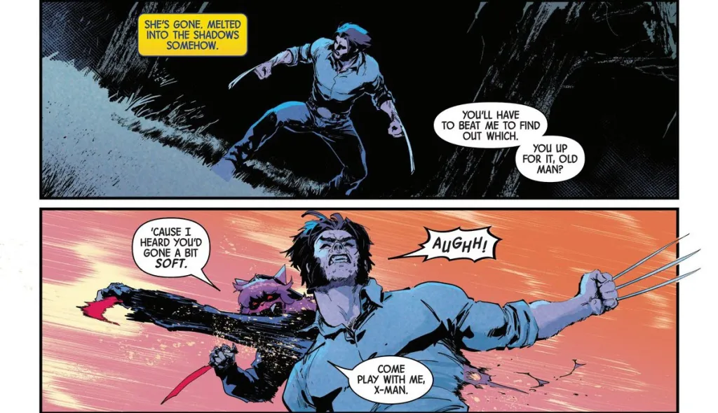 Mutina fights Wolverine in Uncanny X-Men #22