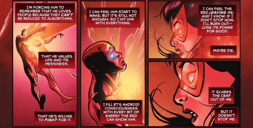 Red Canary Saves Red Tornado in Justice League Red #6