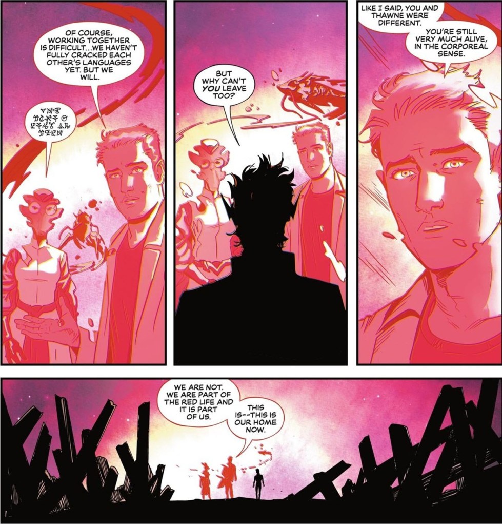 The Red Life explained in Absolute Flash #11