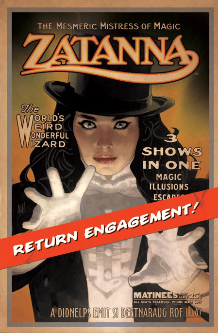 Zatanna #1 cover by Adam Hughes