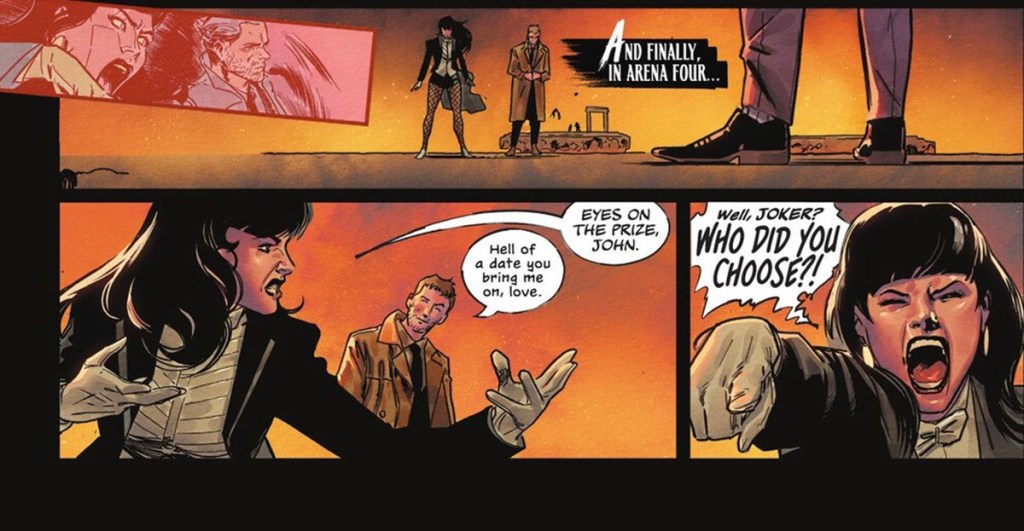 Zatanna and John Constantine in DC K.O. #3