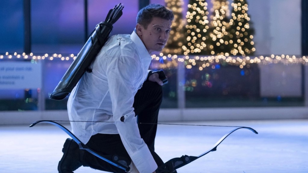 Jeremy Renner as Hawkeye.