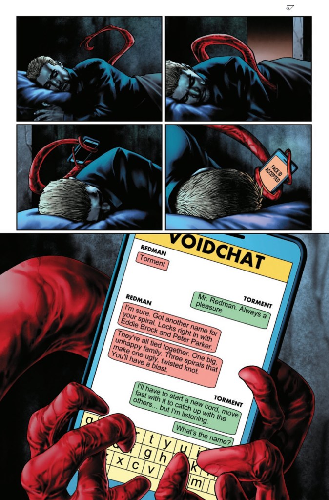 Carnage Revealed as Secret Ally of Torment in Amazing Spider-Man Venom Death Spiral #1