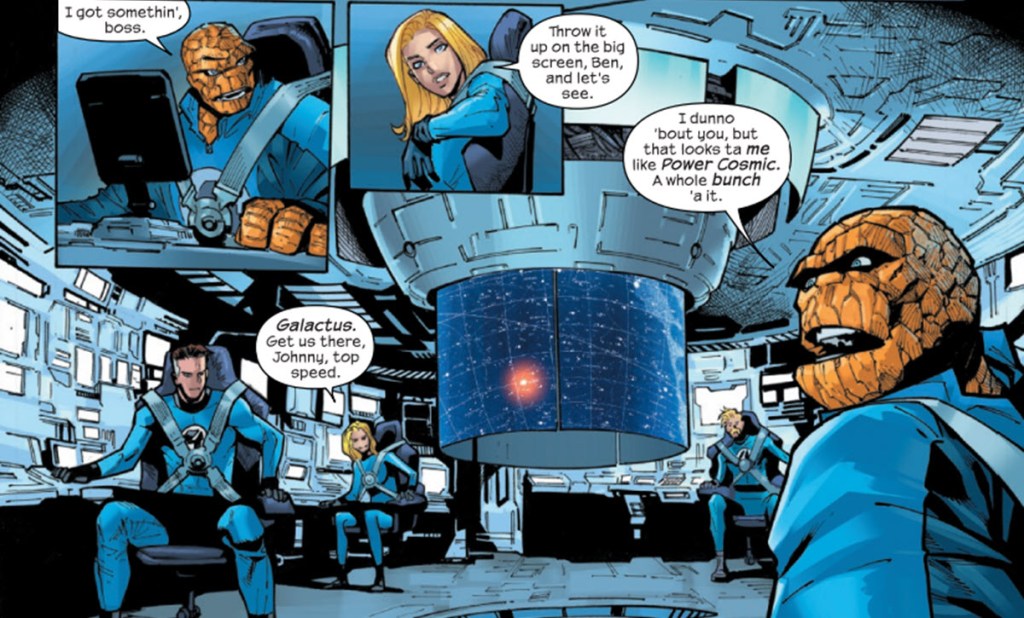 Fantastic Four in space