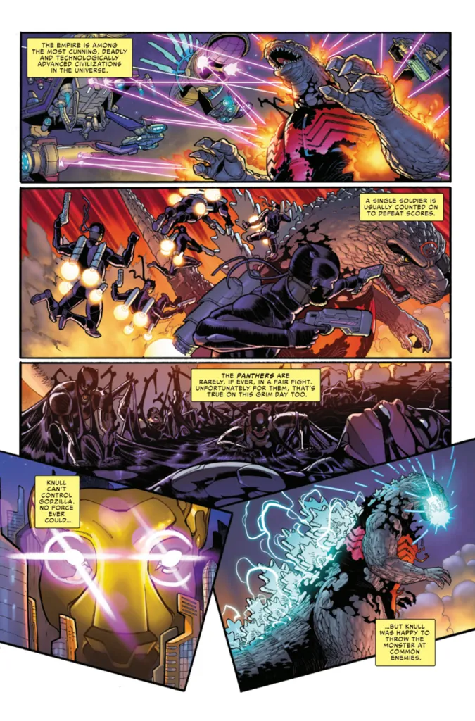 Intergalactic Empire of Wakanda vs Godzilla