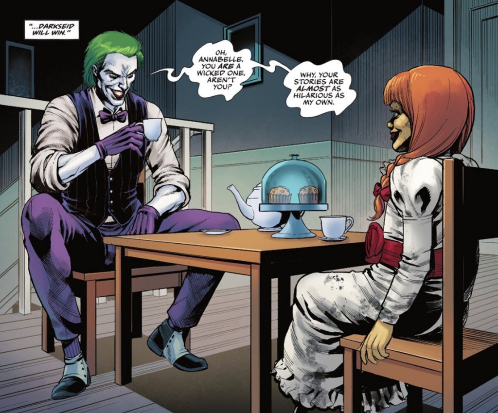 Joker has a tea party with Annabelle in DC KO Boss Battle #1