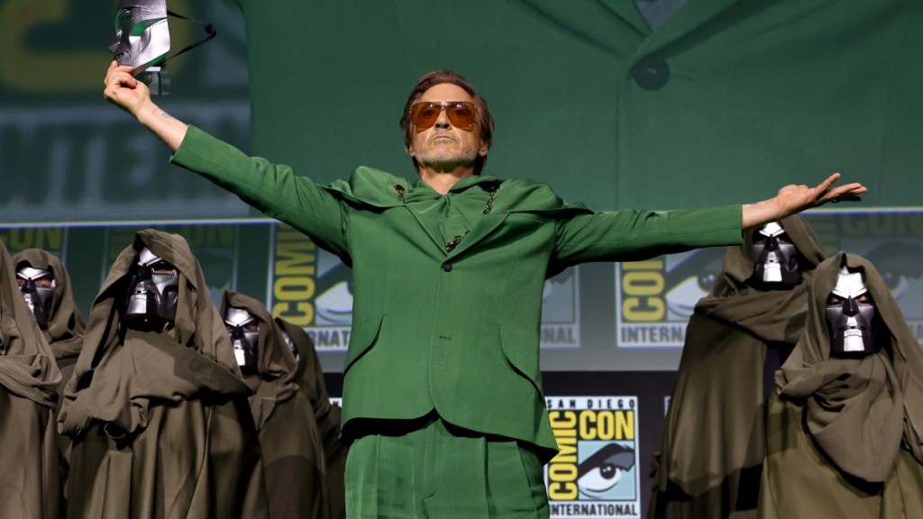 Robert Downey Jr. Celebrates Valentine's Day With Doctor Doom Photos