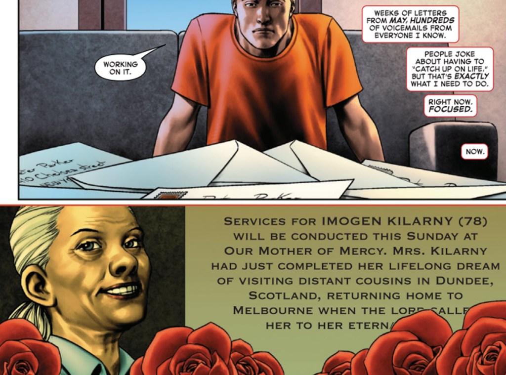 Peter Parker tries to get life in order in Amazing Spider-Man Venom Death Spiral #1