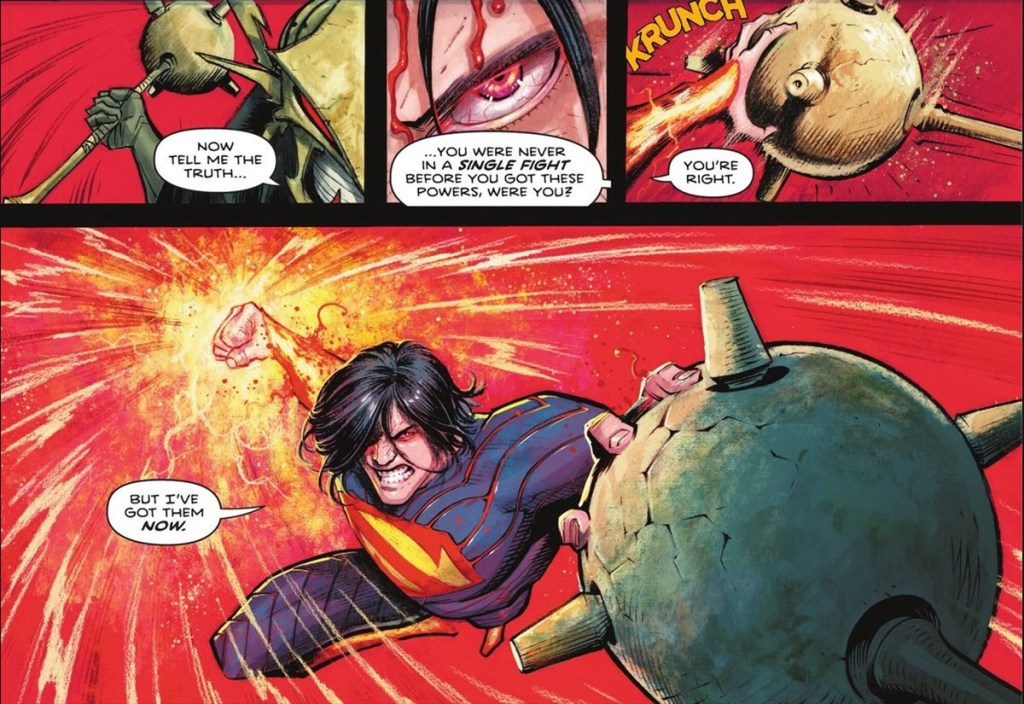 Superman vs Hawkman in Absolute Superman #16