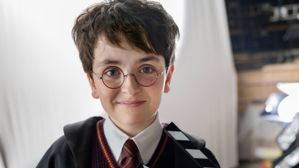 Dominic McLaughlin as Harry Potter.
