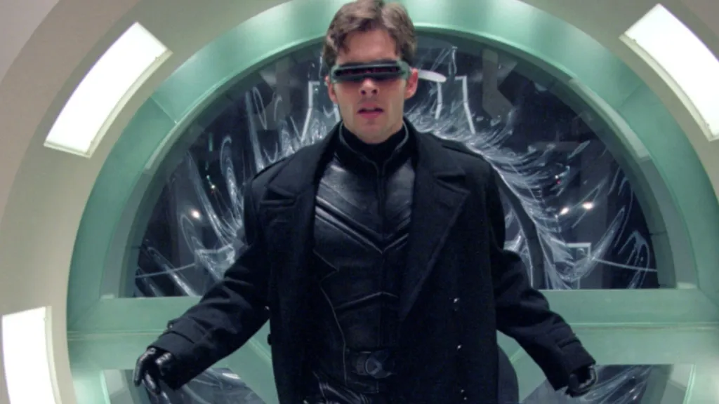 James Marsden as Cyclops in X2.
