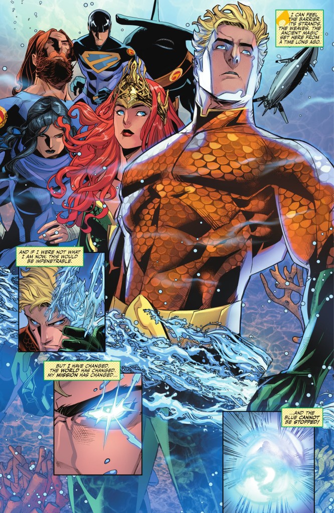 Aquaman opens the way to Atlantis in Emperor Aquaman #15