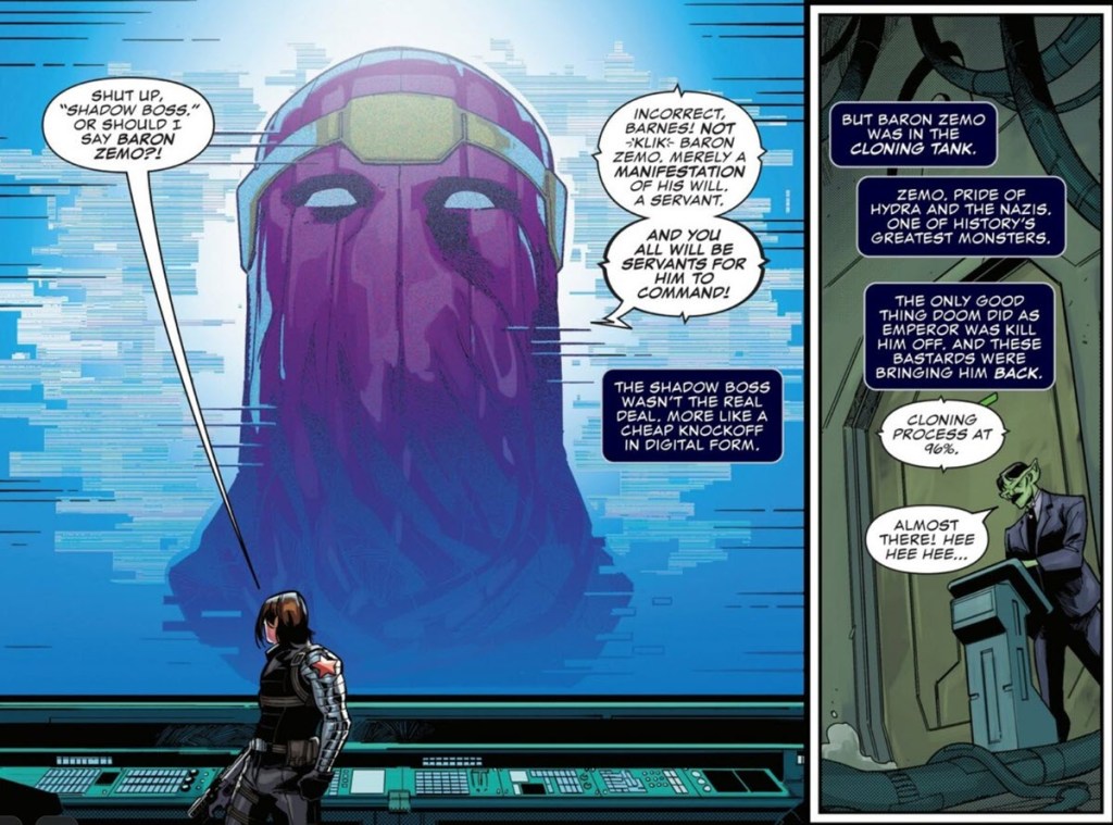 Baron Zemo AI revealed as Shadow Boss in New Avengers #10
