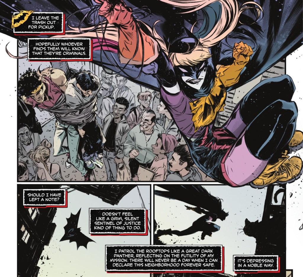 Bat-Quinn ala Frank Miller in Harley Quinn #60
