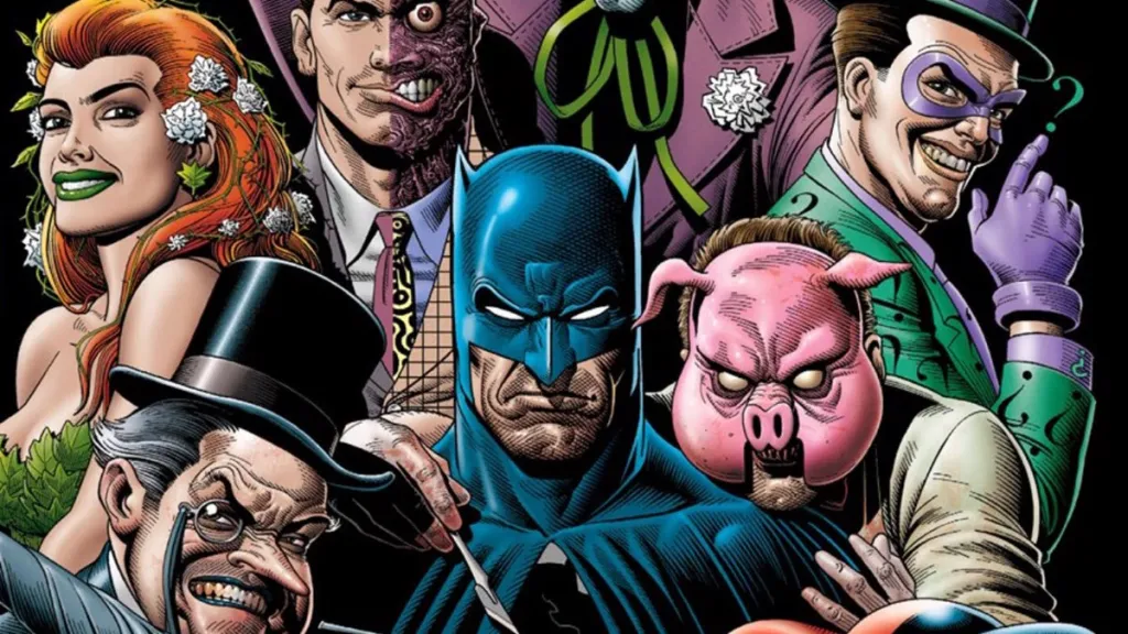 Batman and Enemies by Brian Bolland