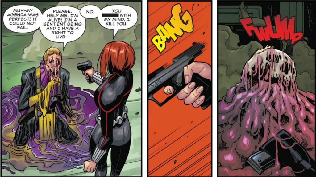 Black Widow kills newly cloned Baron Zemo