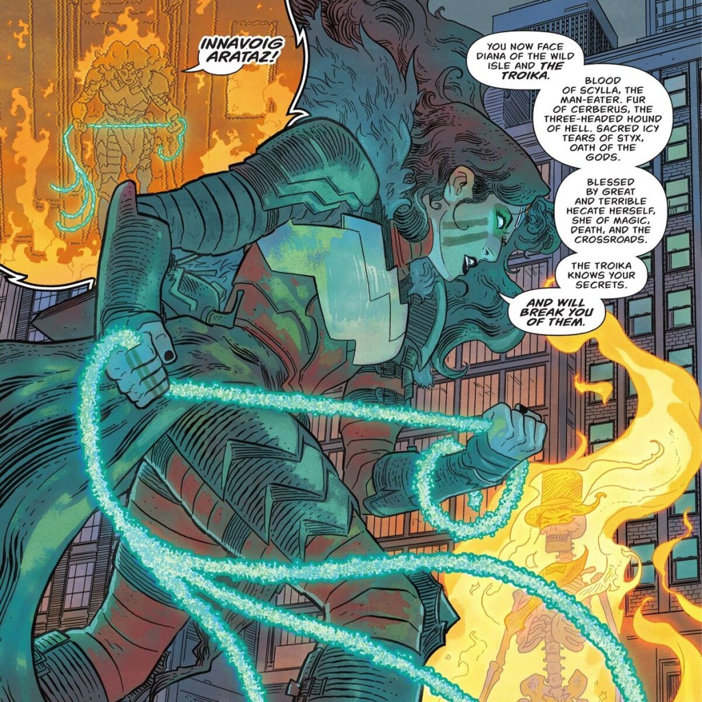 Diana vs Zatara in Absolute Wonder Woman #18
