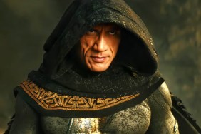 Dwayne The Rock Johnson as Black Adam in hooded cape