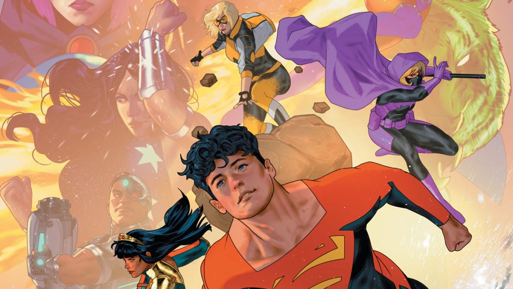 Full New Titans #33 cover by Taurin Clarke