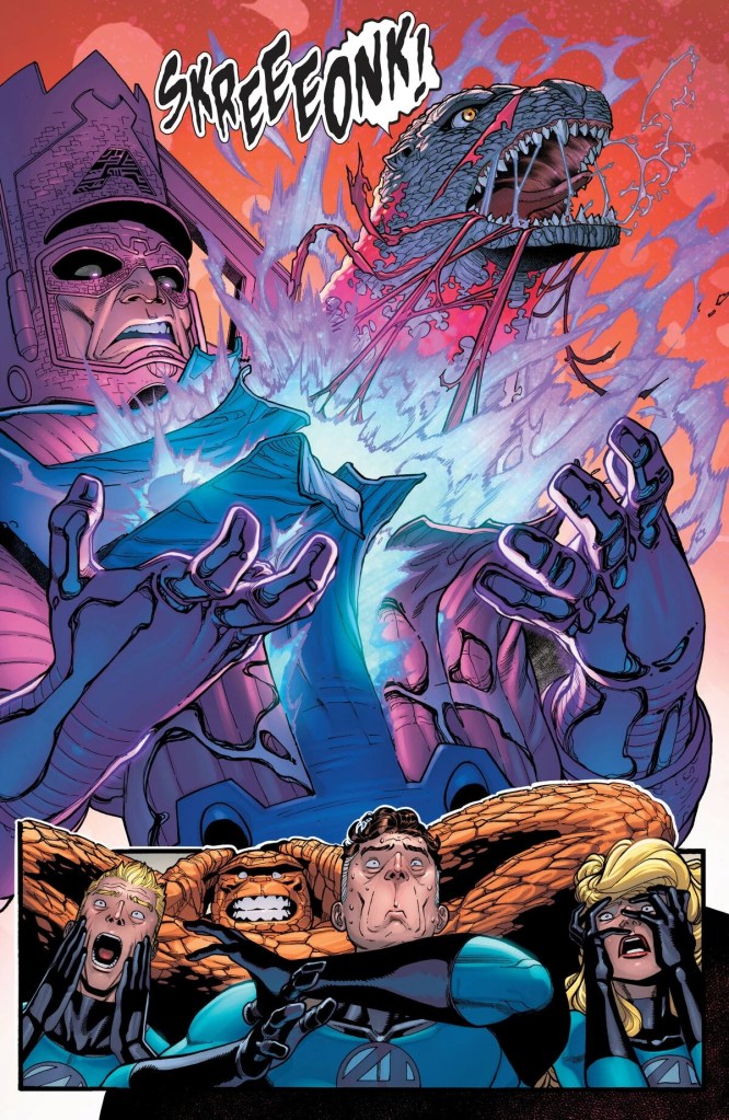 Godzilla kills Galactus in Infinity Roar #2
