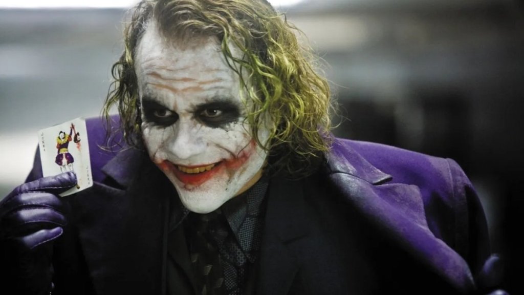 Heath Ledger as The Joker (Photo Credit Warner Bros.)
