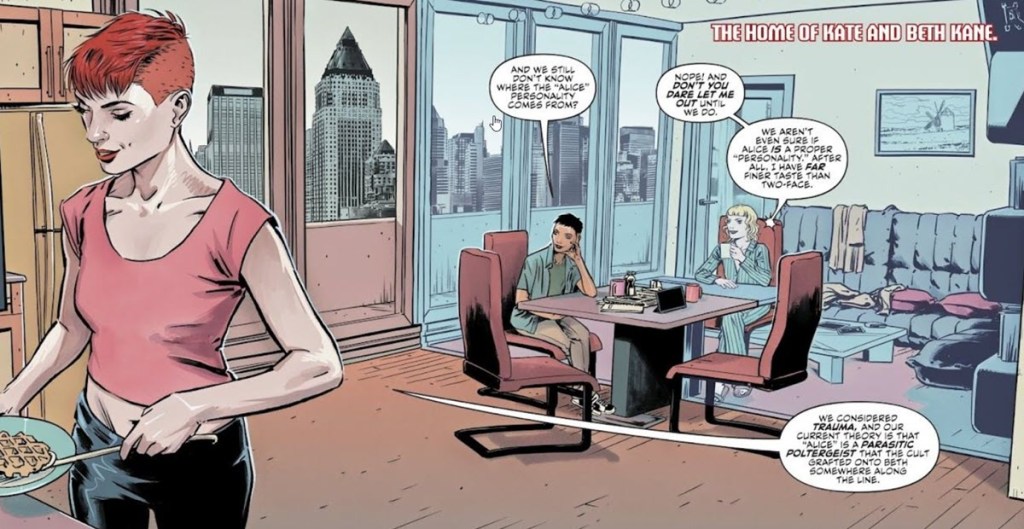 Kate and Beth at home in 2017 Batwoman Finale